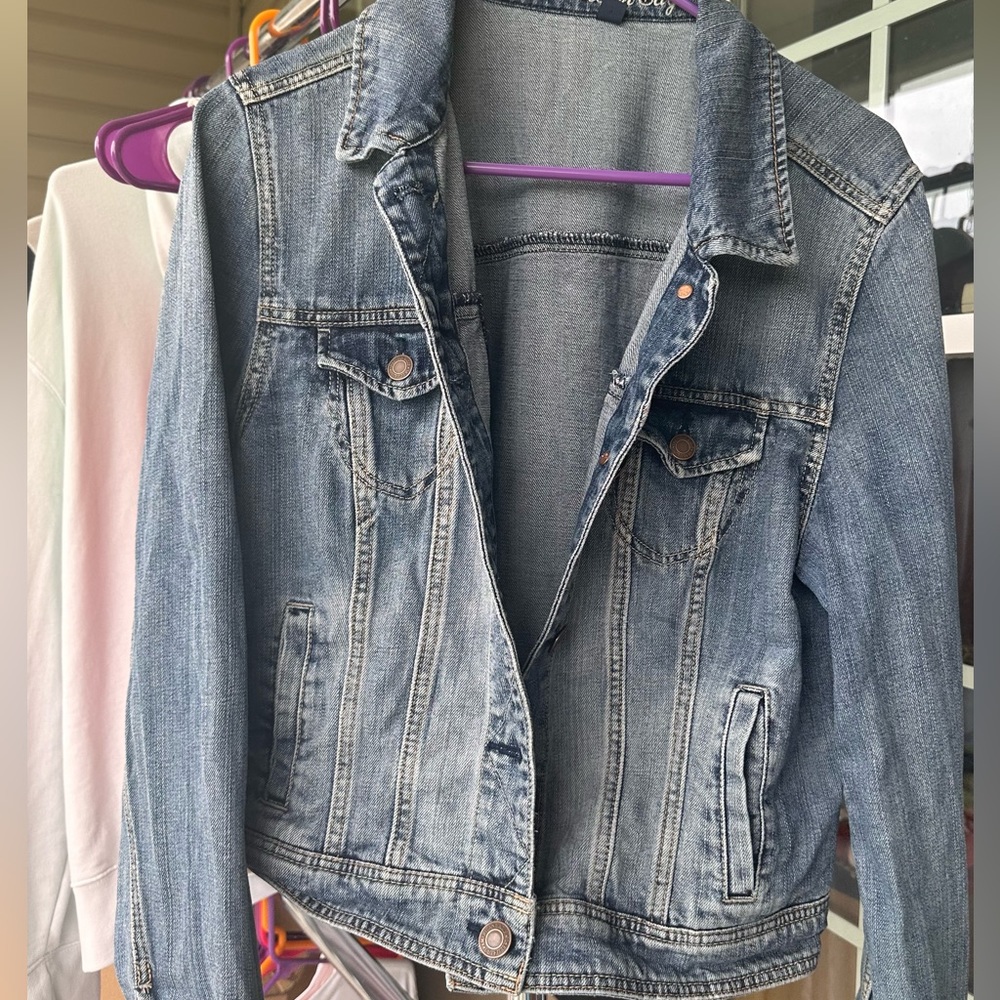 Juniors American Eagle Denim Jacket Size XL